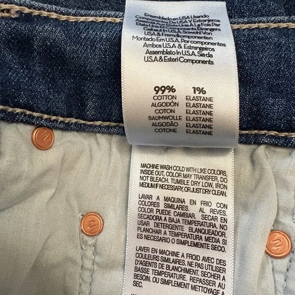 MOTHER High Waisted Rider Ankle Step Fray Loafers And Lassos Jeans Size 27 NWOT - Picture 14 of 14